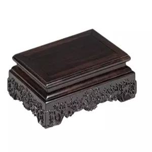 수석받침대 좌대 분재 도자기 진열 화분 장식품 고급 동양풍 목재 인테리어