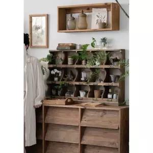 화분진열대 스탠드 원목 화분 전나무 9칸 인테리어 홈가드닝