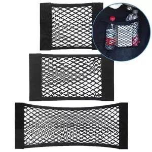 차량용 트렁크 정리 수납 찍찍이 그물망 대
