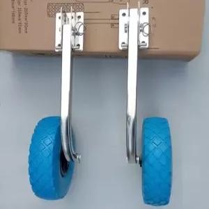 고무보트바퀴 딩기돌이 바퀴 보트운반 휠 카라반 견인카트 낚시배 돌리 패들 카약 보트