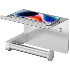 선반 또는 304 벽이 스테인리스 화장지 홀더 있는 튼튼한 스틸 나사 욕실용 변기 상업용