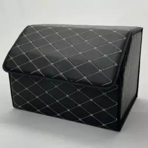 [CAR] 가죽커버 차 정리함 신발 수납함 트렁크정리함 차량 장 트렁크 차량용 중형