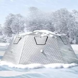 겨울낚시텐트 외피 방한텐트덮개 방풍 방수 보온 캠핑 야외 얼음낚시용