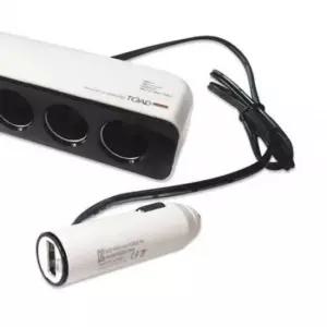 [CAR] 충전기 멀티 3구 어댑터 시거잭 차량용 USB 소켓