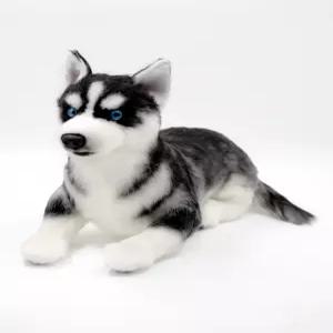 리얼 허스키 강아지 인형 봉제 장난감 선물 대형인형