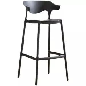 높은의자 바스툴 심플한디자인 곡선등받이 인체공학적 고하중 카페 인테리어