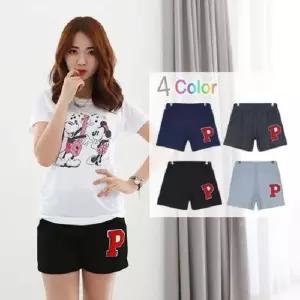 P패치 3부 트레이닝팬츠 DM4145 흐 운동복 청바지 팬