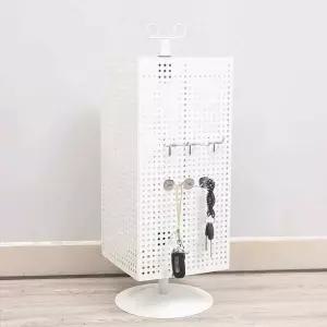 회전 진열대 미니 수납 쥬얼리 귀걸이 걸이 거치대 3면