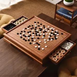 기원용테이블 대국 고급 원목 바둑알 연습 베이지