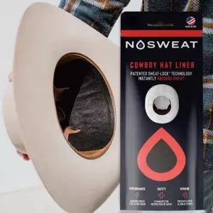 카우보이 모자 스웨트 라이너 라이딩 헬멧 - 미국산 NoSweat 3 6 12 25 50 팩