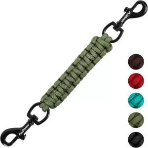 펫보너스 도그 칼라 안전 클립 하네스용 핸드메이드 백업 스트랩 프롱 핀치 더블 엔드 클래스프 목줄