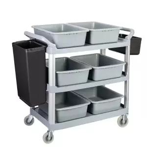 바구니 음식 카트 트롤리 호텔 서빙 음식점 선반 식당홀 이동식
