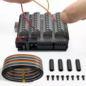 일렉트로쿠키 우노 터미널 블록 실드 키트 아두이노 R3 푸시인 심플 스프링 커넥터 확장 PCB 모듈 지원