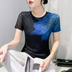 사교 여성 댄스복 방송 라인 라틴댄스옷 줌바 댄스상의