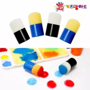 키즈맘아트 미술놀이 콩콩 도장찍기 세트 (4개입)