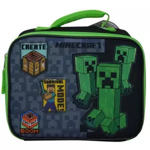 바이오월드 마인크래프트 사각형 도시락 가방