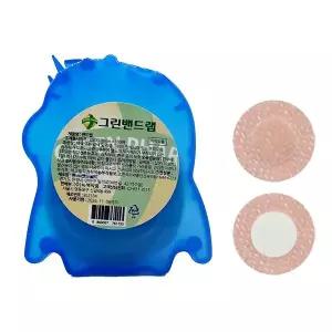 추천 밴드 채혈 반창고 1개 그린밴드랩 원형 (뽑아쓰는타입) 20mm 트렌드