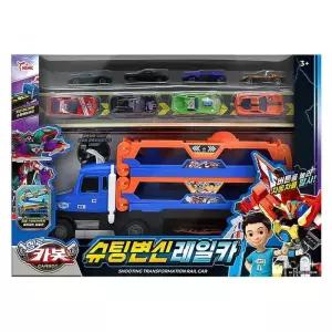 헬로카봇 슈팅변신 레일카+미니카 8종