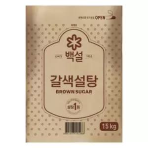 백설 갈색설탕 15kg