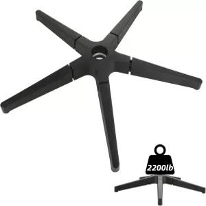 YAYODS 사무실 의자 베이스 교체 부품 헤비 듀티 2500파운드 28인치 책상 범용 실린더 및 캐스터 소켓