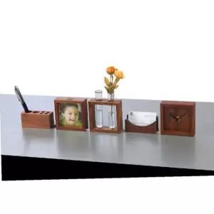 미니데스크세트월넛 5016WDN 우드클럽