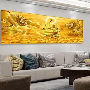 보석십자수 보름달 황금 사슴 나무 새 금전수