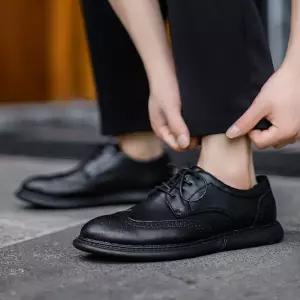 캐주얼 빅사이즈 구두 아이템 가죽 소가죽 트렌디 신발 님성 리얼 로퍼 봄가을 통굽 HT1