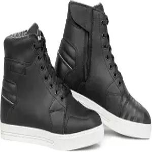 남성용 ILM 오토바이 라이딩 슈즈 미끄럼 방지 가죽 방수 통기성 스트리트 보호 장비 UB32