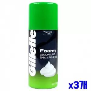 WL 질레트 쉐이빙폼 포오미 레몬라임 175g x3개