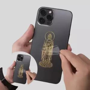 트렌드 소원부적스티커 불교 핸드폰부적스티커 수호부 금속 돈들어오는부적붙이는스티커 인기제품 스티커