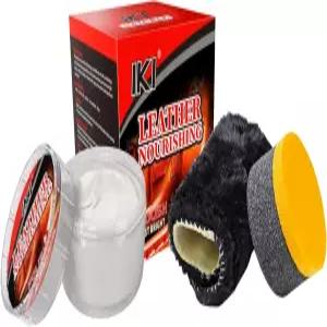 가죽용 IKI 슈 폴리쉬 - 스펀지가 포함된 샤인 키트 어플리케이터 부츠 및 신발용 3.17온스 누리쉬 슈크림