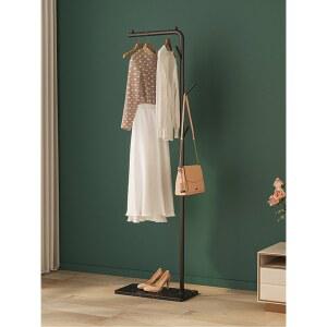 철제 미니 틈새 행거 소형 코너용 스탠드 옷방 매장 긴옷 수납 침실 행거