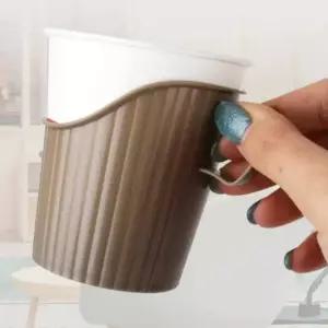 커피컵홀더 트렌드 6개입 종이컵홀더 인기제품 컵꽂이 종이컵받침 일회용컵받침