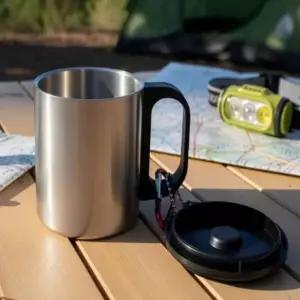스텐컵걸이 손잡이컵 나들이컵 나침반 이중컵 인기제품 스텐 트렌드 등산컵