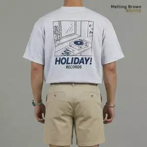 [멜팅브라운] 남자 캐주얼 프린팅 반팔티 RC26