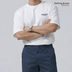 [멜팅브라운] 남성 오버핏 여름 반팔티 RC26