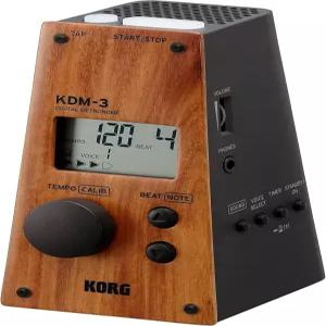 Korg KDM-3 디지털 메트로놈 메모리 백업 및 자동 전원 차단 기능 - 우드 패널