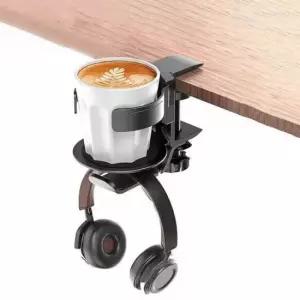 차량용컵홀더트레이 다용도 거치대 알루미늄 컵홀더 회전식 컵받침 3in1