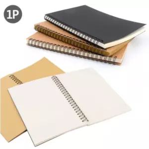 빈티지 스프링 드로잉 북 크로키 데생 스케치북 스케치 노트 브라운 종이 연습장 미술 일러스트 캘리그라피