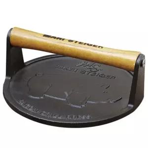 그릴프레스 패티 무쇠 고기 누르개 고기프레스 접시 스타일