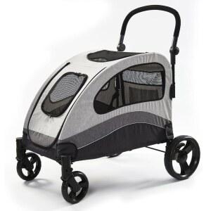 대형견을 ANLLOAD 개 유모차 운반 접이식 손잡이 132파운드 발 브레이크가 포켓