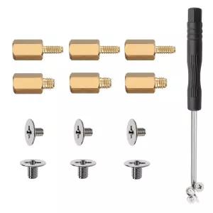 기가바이트 MSI 마더보드용 M.2 SSD 나사 및 스탠드오프 키트 PCle NVMe 12PCS