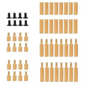 기크웜 PCB M2.5 황동 스탠드오프 스페이서 라즈베리 파이 5 및 PCIe용 나사 팩에서 M2 HAT NVMe SSD