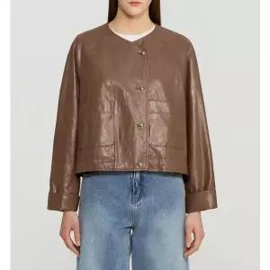 매장정품 SHESMISS 쉬즈미스 라운드 레더 자켓 (SWWJKP12060) 1427719