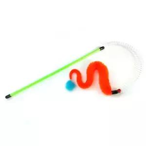 [하프클럽/알티피아]고양이 스프링 뱀 낚시대 1P 사냥놀이 스틱 장난감