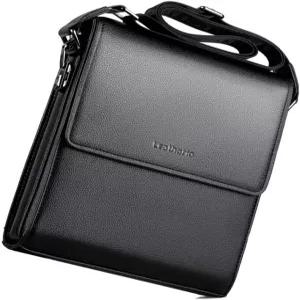 업무 출장을 위한 레타리오 남성 크로스바디 백 가죽 어깨 메신저 지갑 슬링 사첼