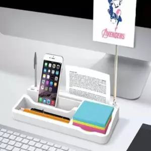 [문구/오피스] 정리용 데스크 트레이 화이트 필기구 정리함 책상정리 핸드폰 거치대
