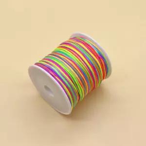무지개 나일론끈 매듭실 40m