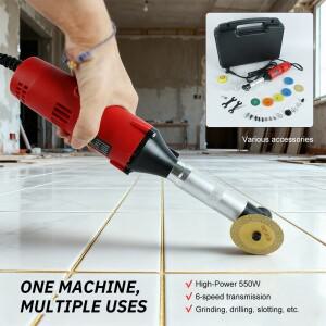 90도 엘보 다이 그라인더 툴 키트 몰드 폴리셔 550W  로터리 금속 연마 목공 광택 유광용