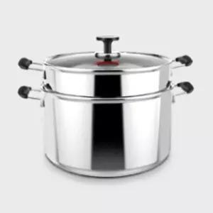 들통 냄비 찜솥 찜기 2단 스팀 24cm